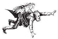 MANFLYIN.EPS