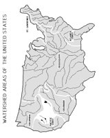 WATERSHEDS OF THE U.S.iff