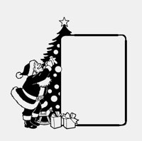 SANTA DECORATING TREE.iff