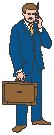 Businessman on Cellular.eps