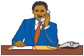 Businessman on Telephone 1.eps