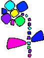 Mosaic Flower Standing.eps