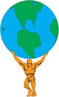 Weight Lifter & Earth.eps