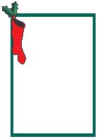 Holly & Stocking Frame.eps
