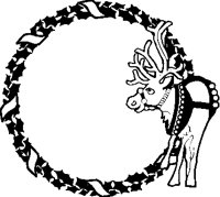 Holly Wreath with Reindeer.eps