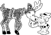 Elf Feeding Reindeer.eps