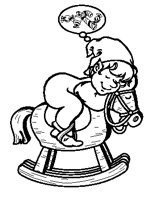 Elf with Rocking Horse.eps