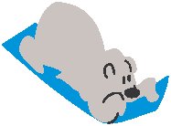 Bear on Toboggan.eps