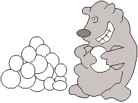 Bear Snowball Fight 1.eps