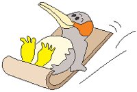 Penguin on Toboggan.eps