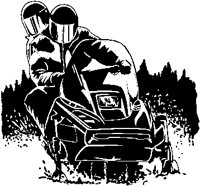 Snowmobiling Couple.eps