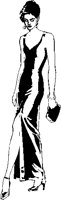Dress - Long, Sheath.eps