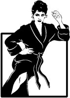 Woman in Black Robe.eps
