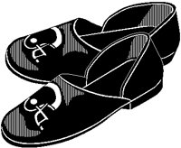 Slippers - Football.eps