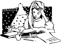 Girl Studying.eps