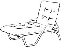 Lawn Chair - Reclining.eps