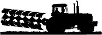 Tractor & Plow Silhouette.eps
