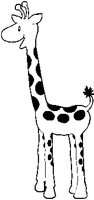 Giraffe Looking.eps
