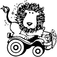 Lion with Car.eps