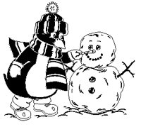 Penguin with Snowman.eps