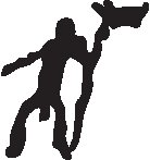 Cave Art - Man & Flag.eps