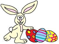 Bunny Rolling Eggs.eps