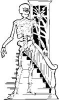 Skeleton on Stairs.eps