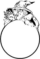 Witch Crystal Ball Frame.eps