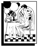 New Year Woman Dining.eps