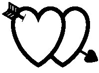 Hearts & Arrow - White.eps
