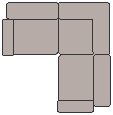 Sofa - Small Sectional.eps