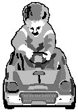 Boy in Toy Car.eps