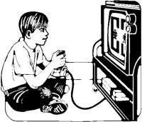 Boy with Video Game.eps