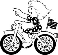 Girl on Bike.eps