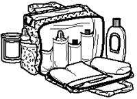 Baby Bag with Supplies.eps