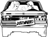Just Married Car.eps