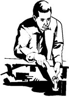 Mechanic Adding Antifreeze.eps
