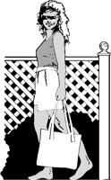 Woman by Fence.eps