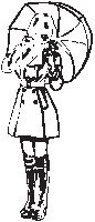 Woman Holding Umbrella.eps