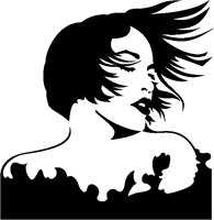 Woman in Wind.eps