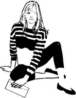 Woman with Envelope.eps