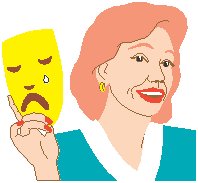 Woman with Tragedy Mask.eps