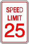 Speed Limit - 25.eps