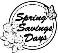 Spring Savings Days Heading.eps