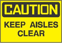 Keep Aisles Clear.eps