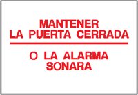Keep Door Closed - Spanish.eps