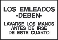Wash Hands - Spanish.eps