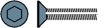 Screw - Flat Head Allen.eps