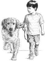 Boy Walking Dog.tif