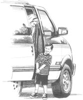 Mother Taking Son To School.tif